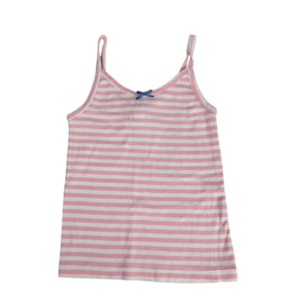 Mini Boden Pink White Stripe Camisole size 5/6